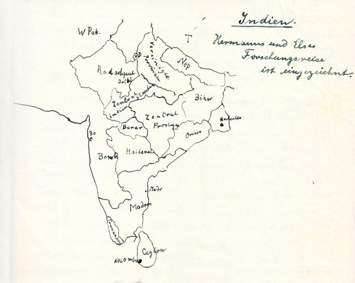 Karte Indien Niggemeyer Frobenius Institut