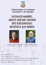 Lecture at the University of Mumbai